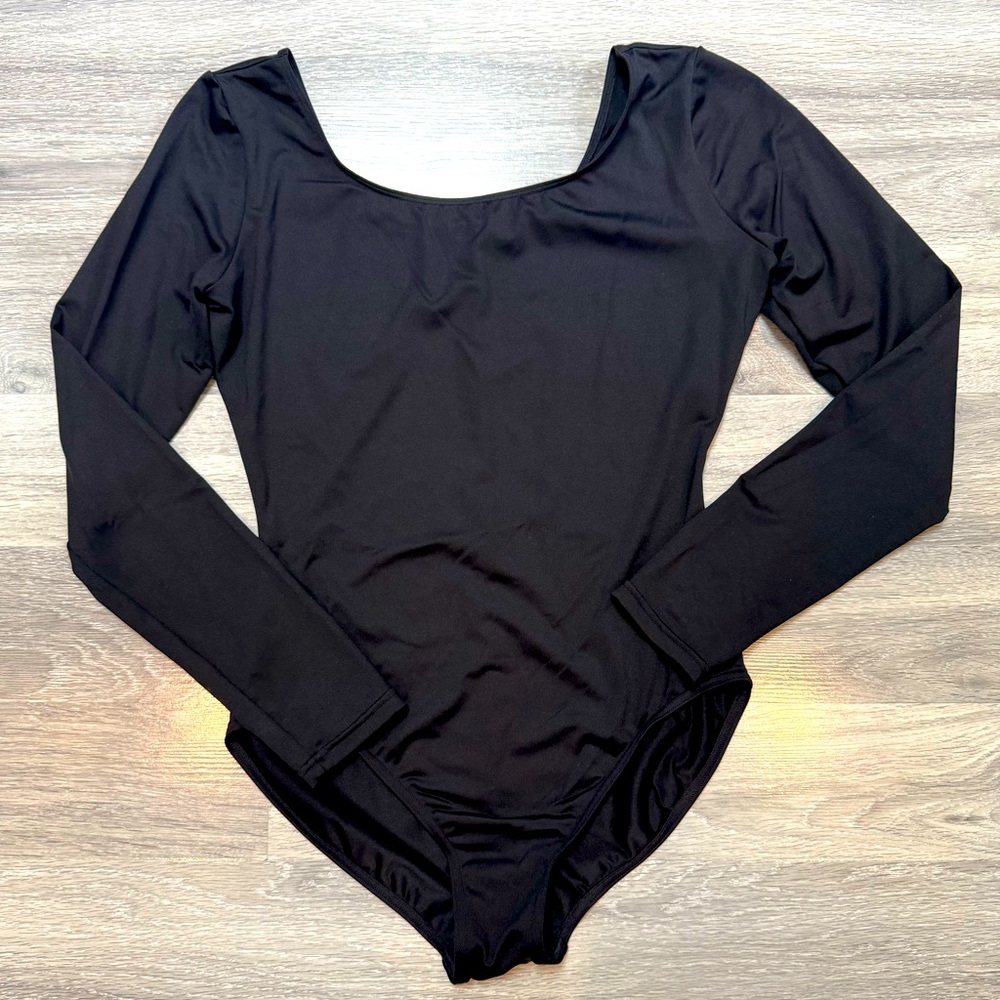 Bloch Long Sleeve Black Dance Leotard | Size L